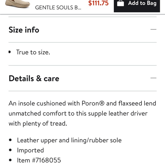 NWOT Gentle Souls Matteo Driver. Size 10 - Picture 7 of 7